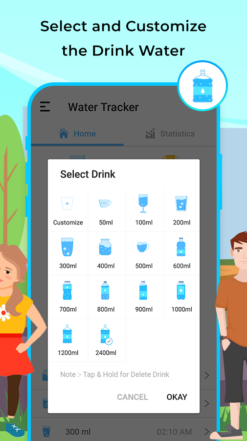 Water Tracker: Water Drinking Reminder App