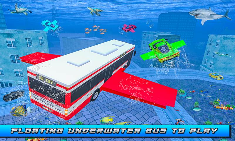 Underwater City Ultimate Flying Car Stunt