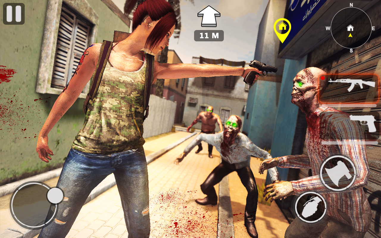 Death Invader: Zombie Survival Shooting Game