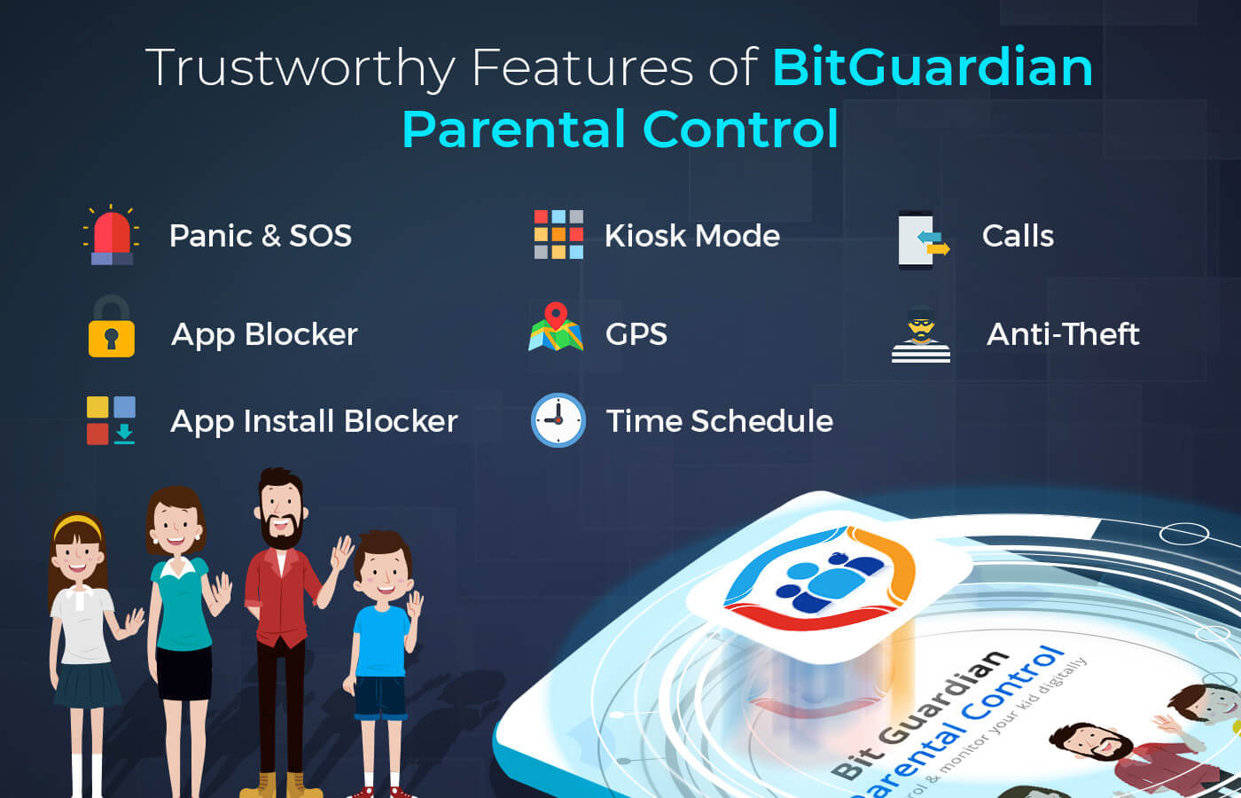 Bit Guardian Parental Control - Secure & Safe Kids