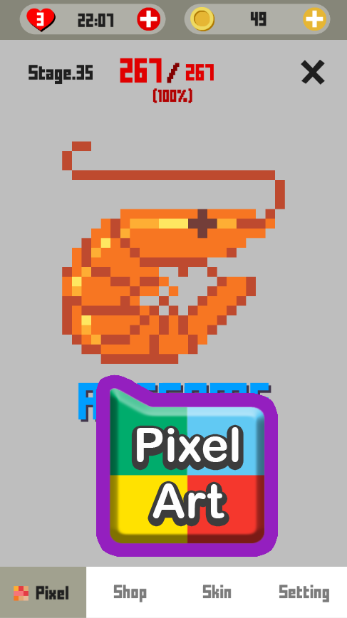 Magic Tiles : Pixel Art