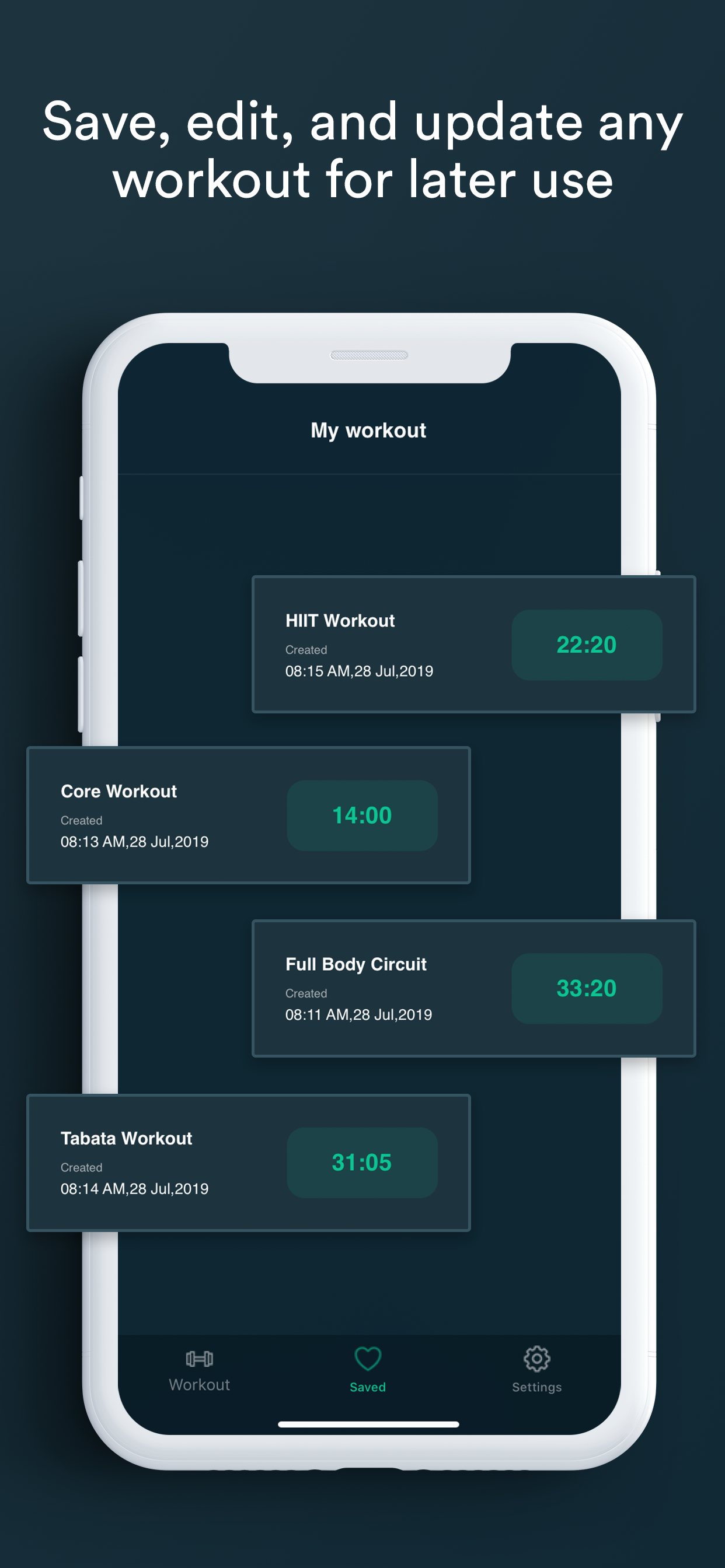 Workout Timer Custom Intervals