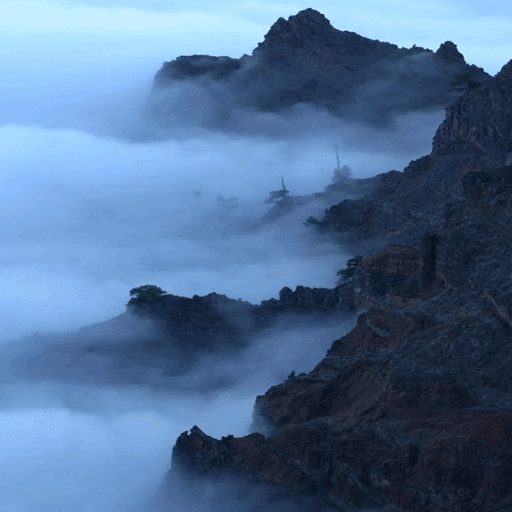 Foggy Mountain Live Wallpaper