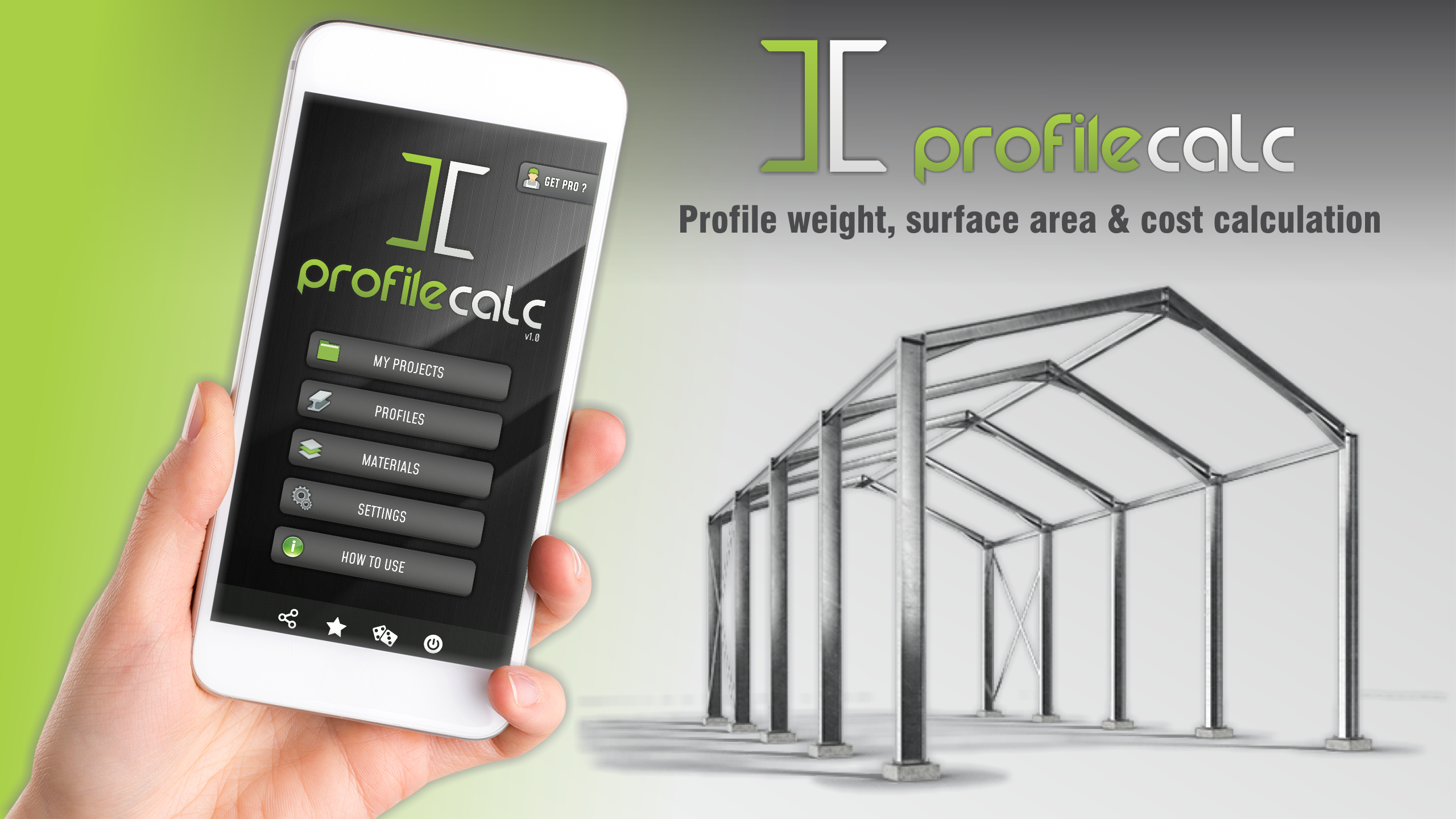 ProfileCALC – Profile weight & surface calculator