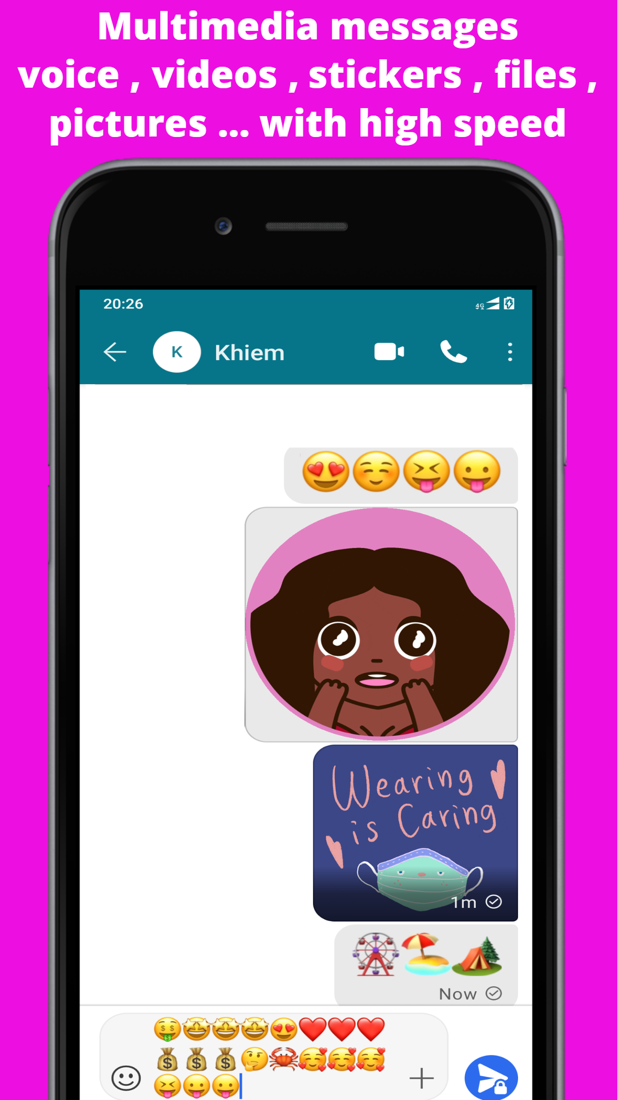 Free Video call - Chat messages app
