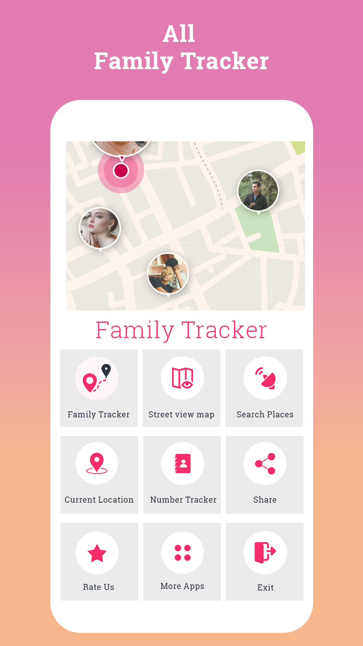 Track your Family or Friends: Phone Locator