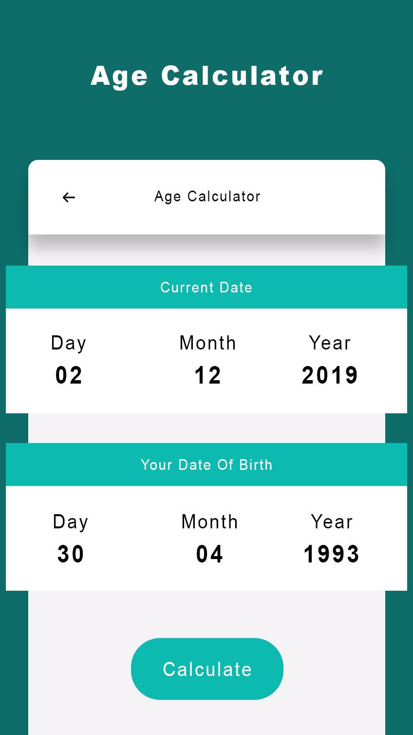Age Calculator Birthday Reminder