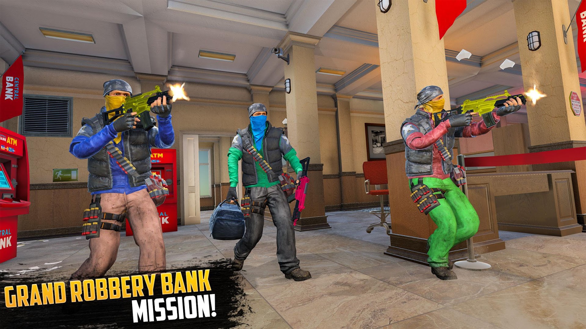 Bank Robbery Grand Crime Gangster Game 2020