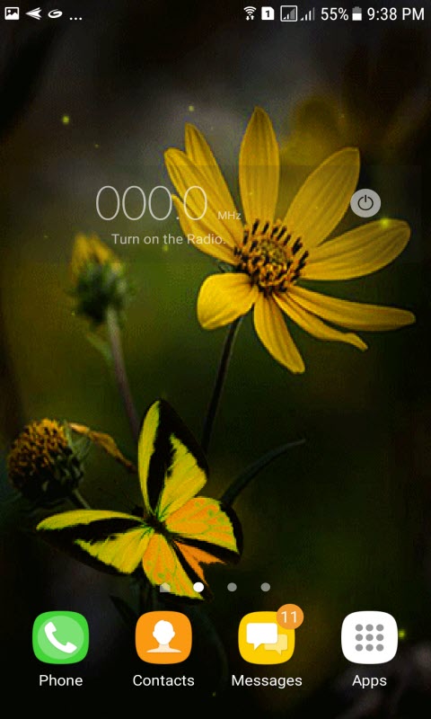 Yellow Butterfly Live Wallpaper
