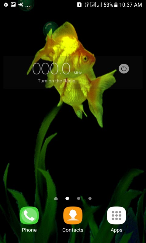 Golden Fishes Live Wallpaper