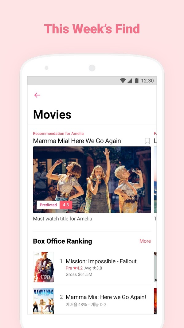 Watcha - Movies, TV Series Recommendation App
