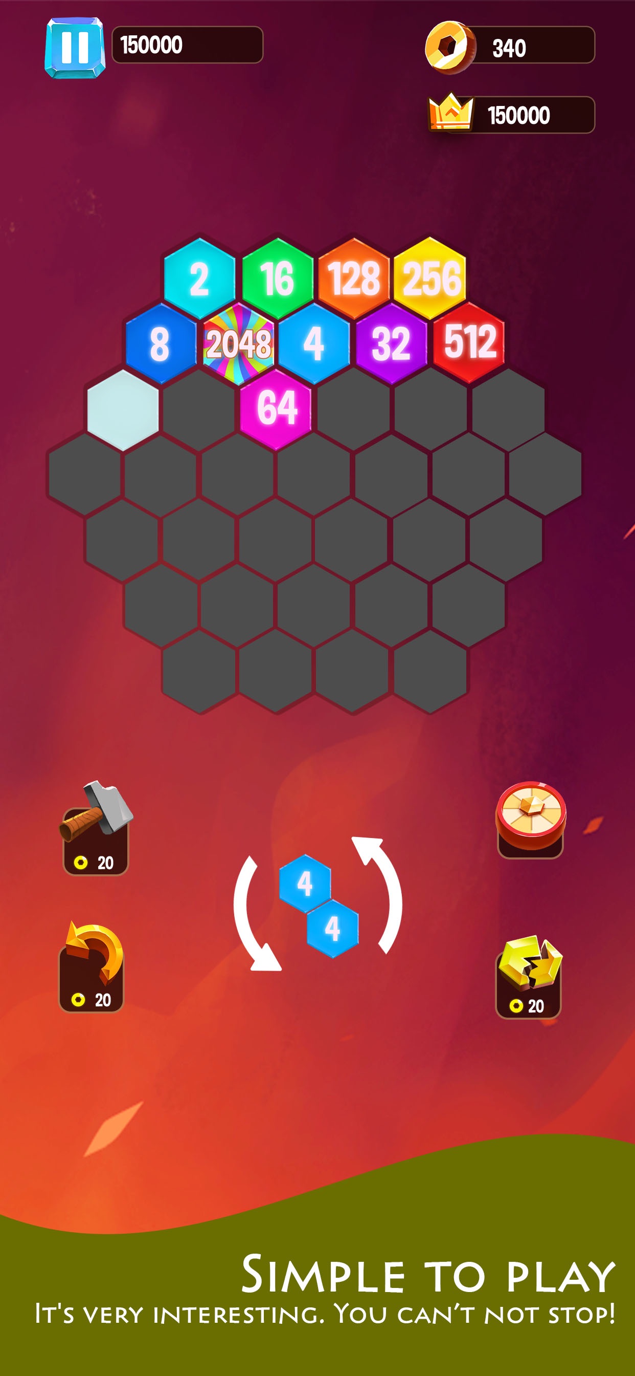 free hexagon game