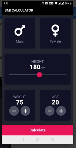 BMI – Body Mass Index Calculator
