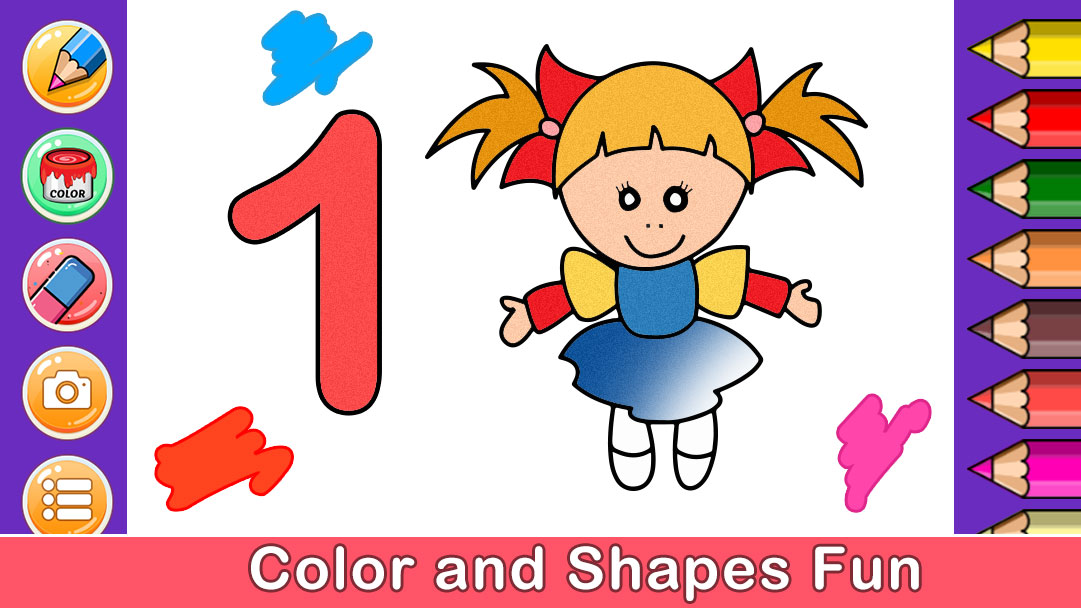Toddler Coloring Book & Kids Painting Games