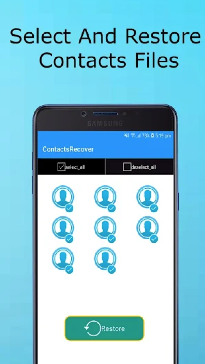 Restore Deleted Contacts : Recover Phone Contacts