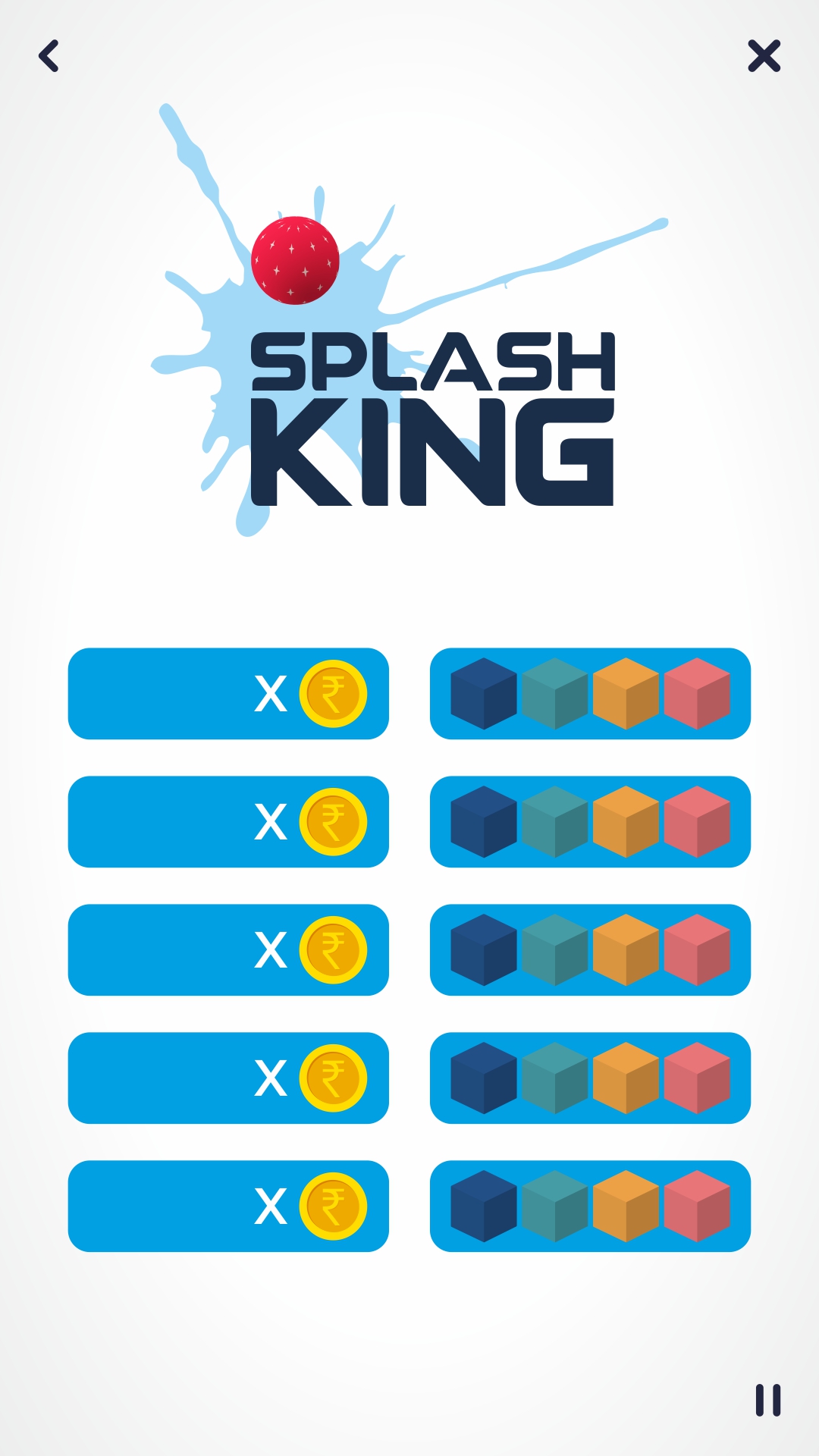 Splash King, the Jumping ball game