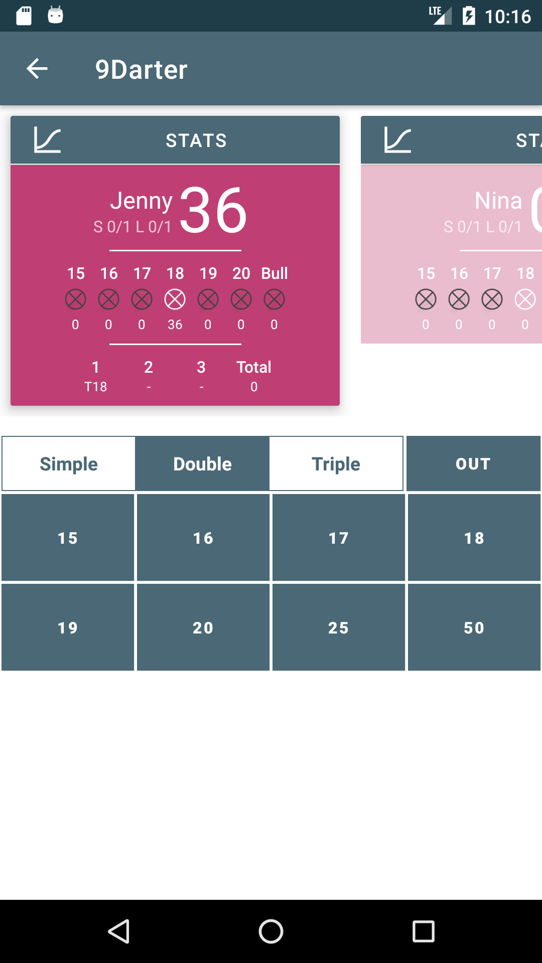 9Darter - Darts Scoreboard