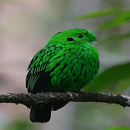 Cute Green Bird LWP