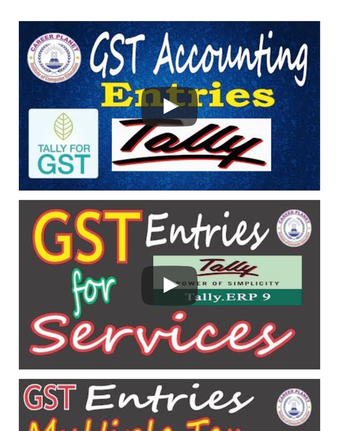 tally gst assignments for students