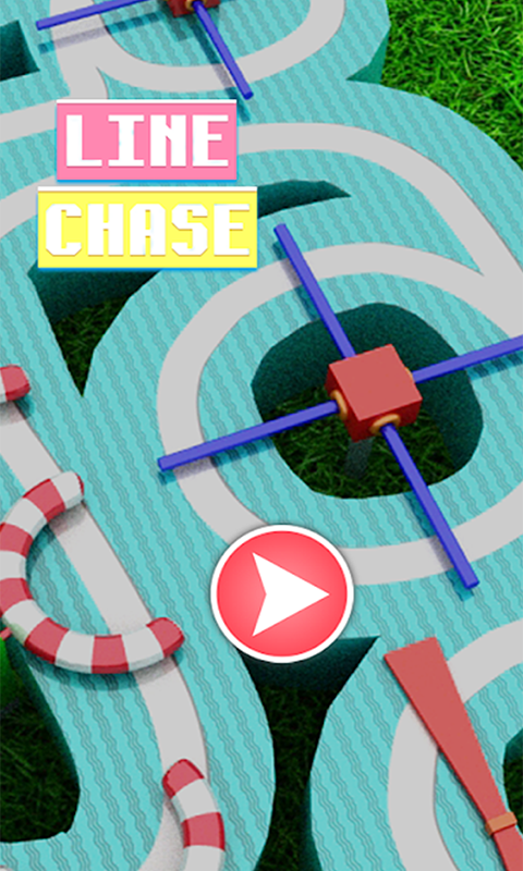 Colorful Line Chase! Funny Race 3D