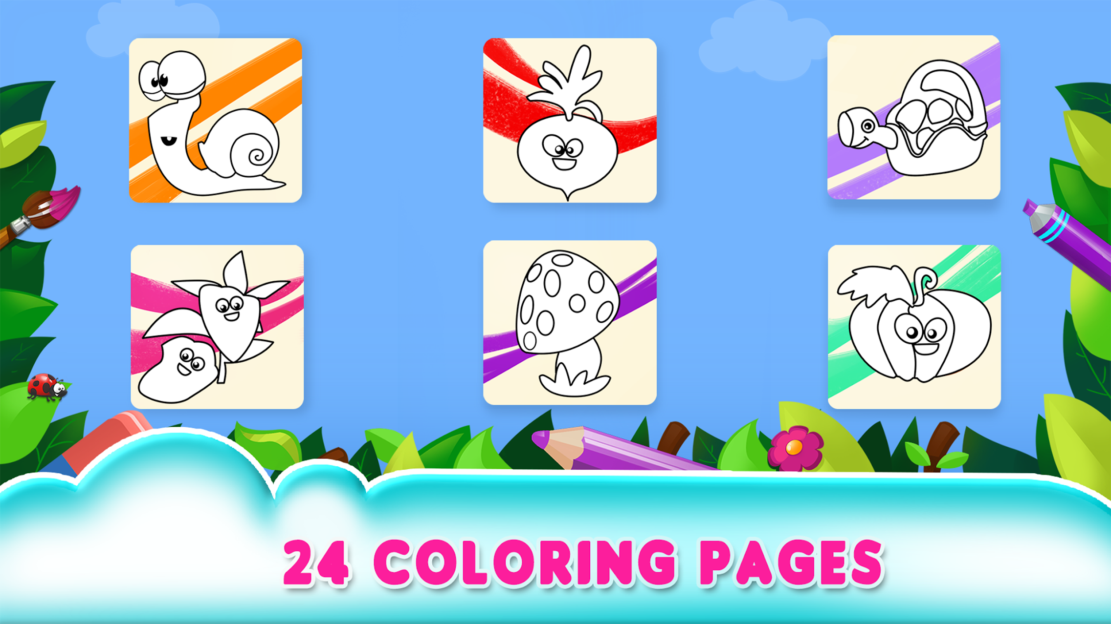Coloring games for kids 2-3 year olds