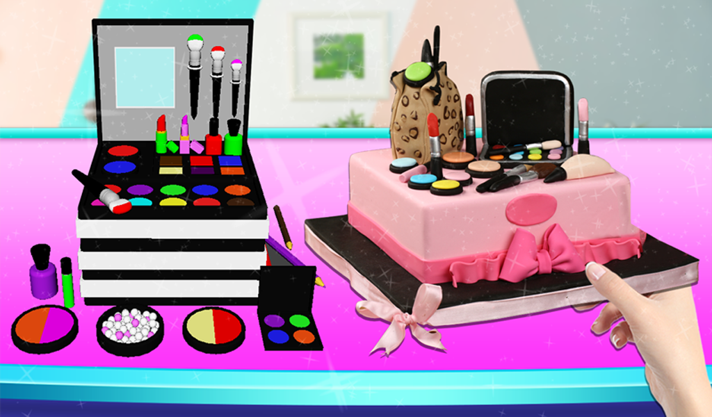 Cosmetic Box Cake Game! Make Edible Beauty Box by Kids Fun Plus