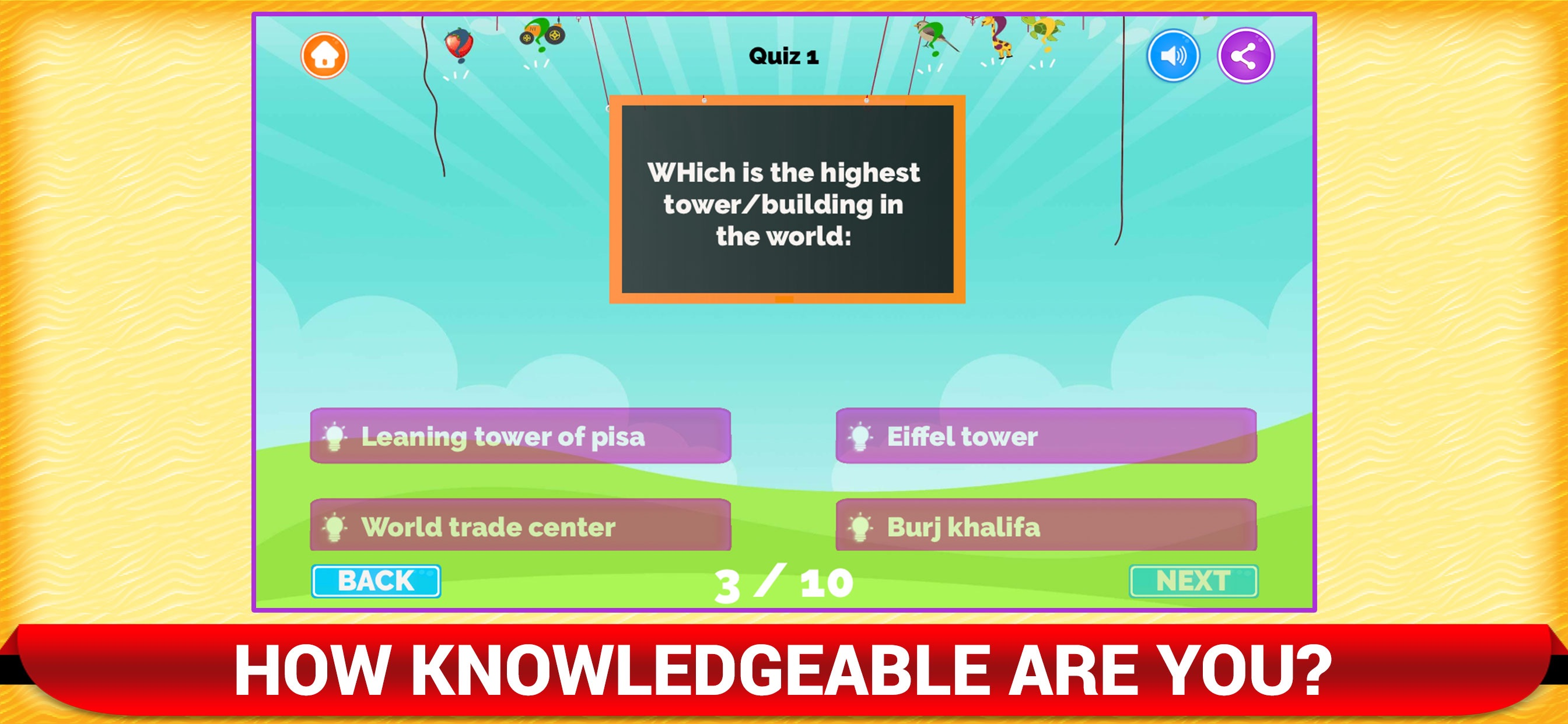 General Knowledge Trivia Quiz IQ Game