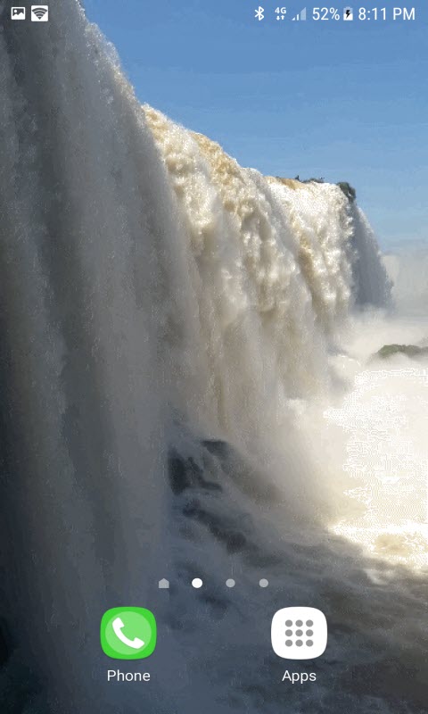 Heavy Waterfall Live Wallpaper