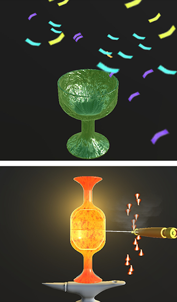 Satisfying Glass Blowing Game! ASMR Blower Art 3D
