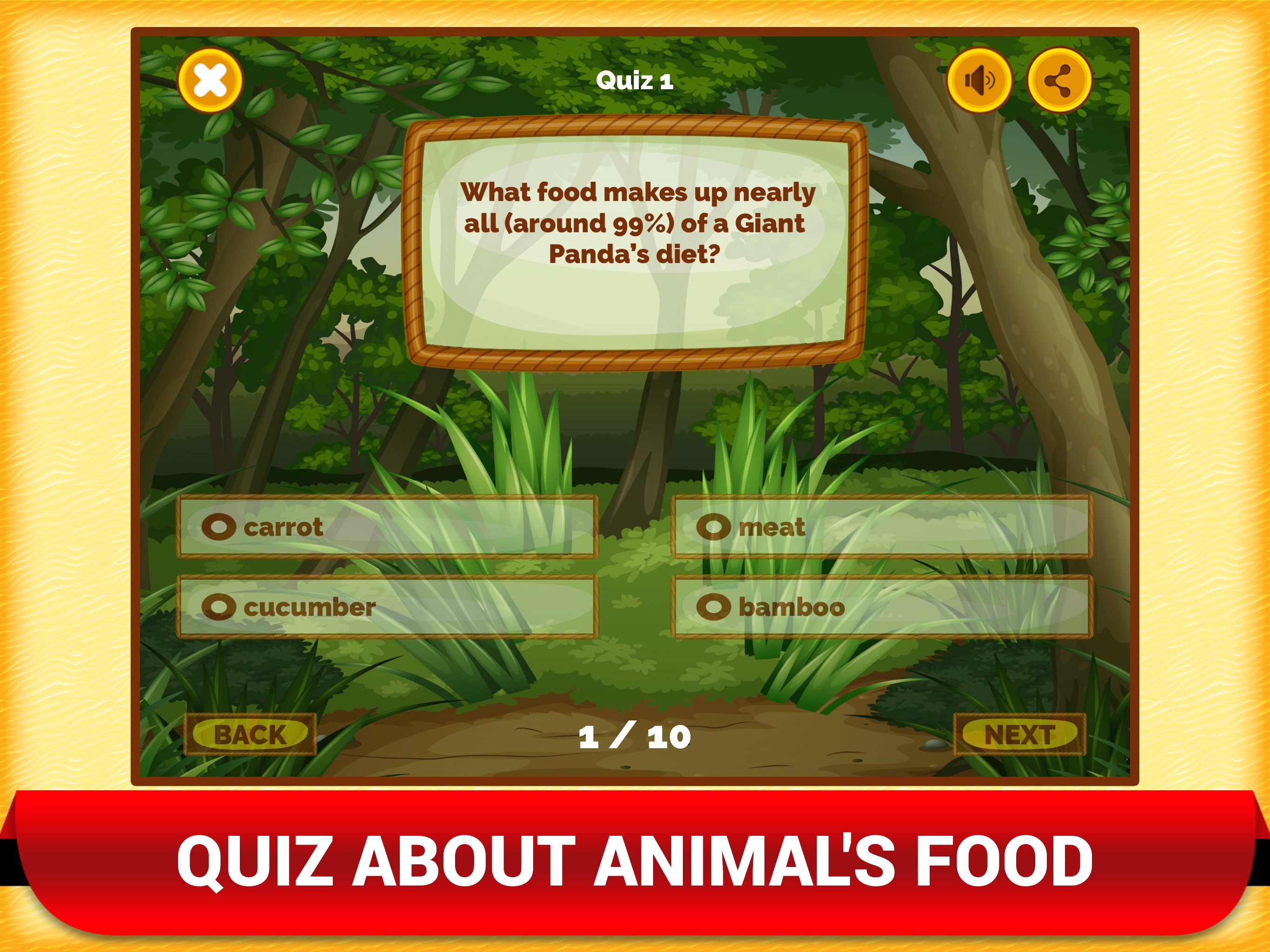 Wild Zoo Animals Quiz Fun App