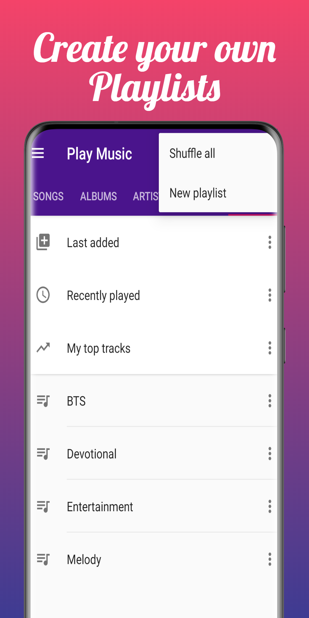 Play Music: Awesome player to play music offline