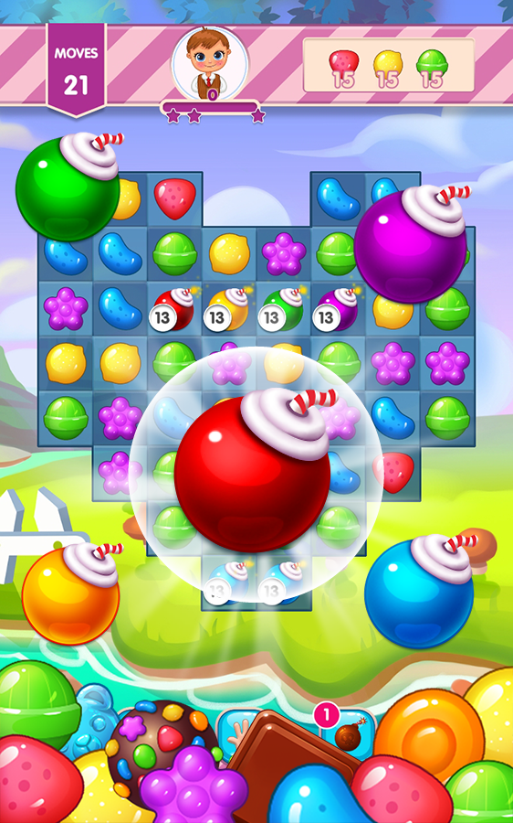 Sweet Day 2 - Adventure Jelly Puzzle Match 3 Game