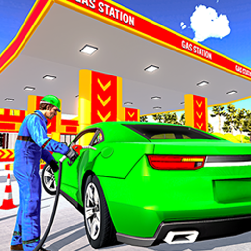 Gas Station Car Parking Simulator:Car Driving Game