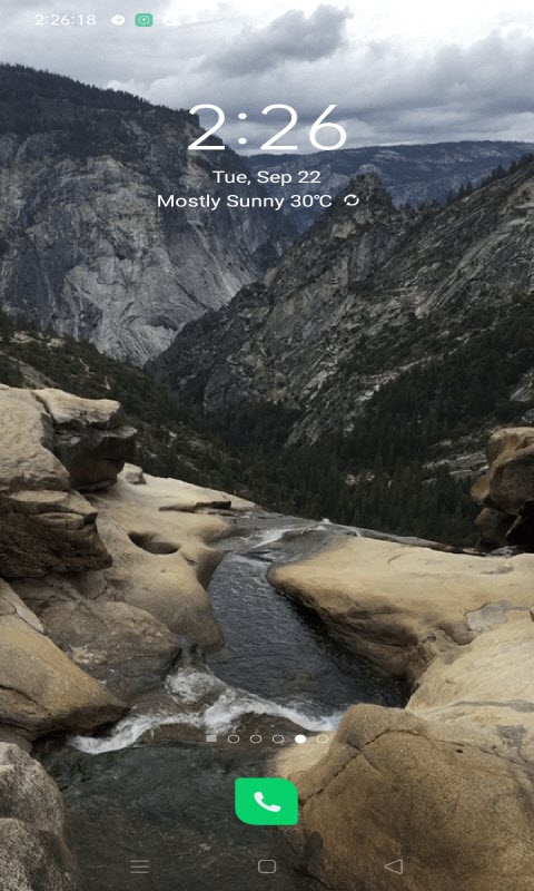 Mountainy Water Live Wallpaper