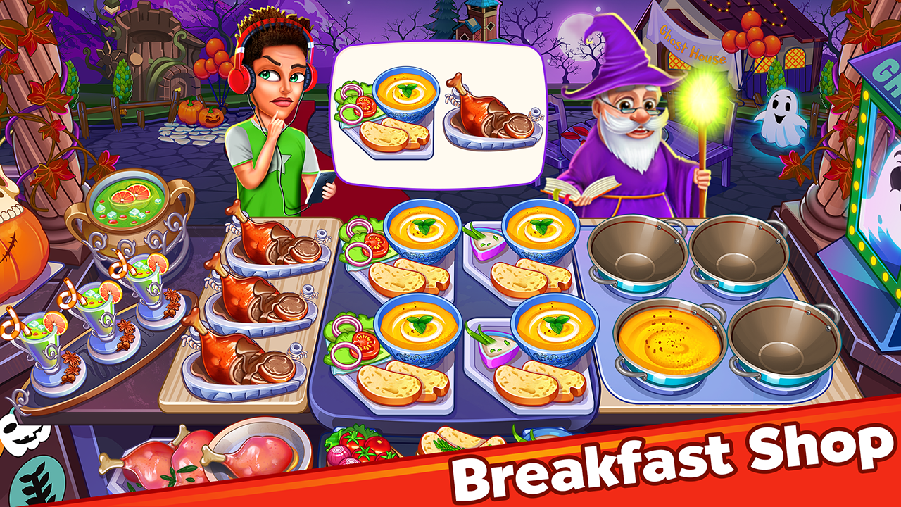 Halloween Madness – Restaurant Cooking Game