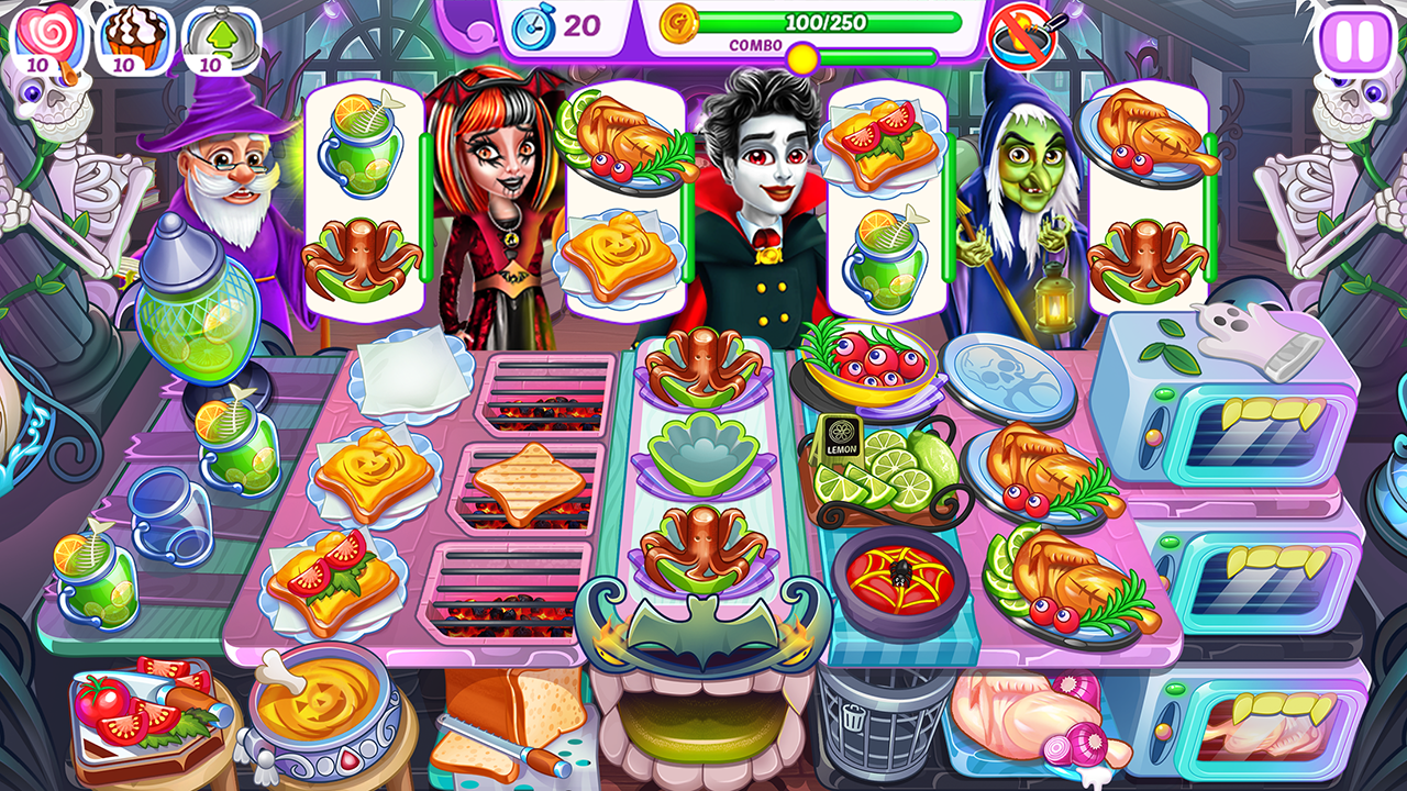 Halloween Madness – Restaurant Cooking Game