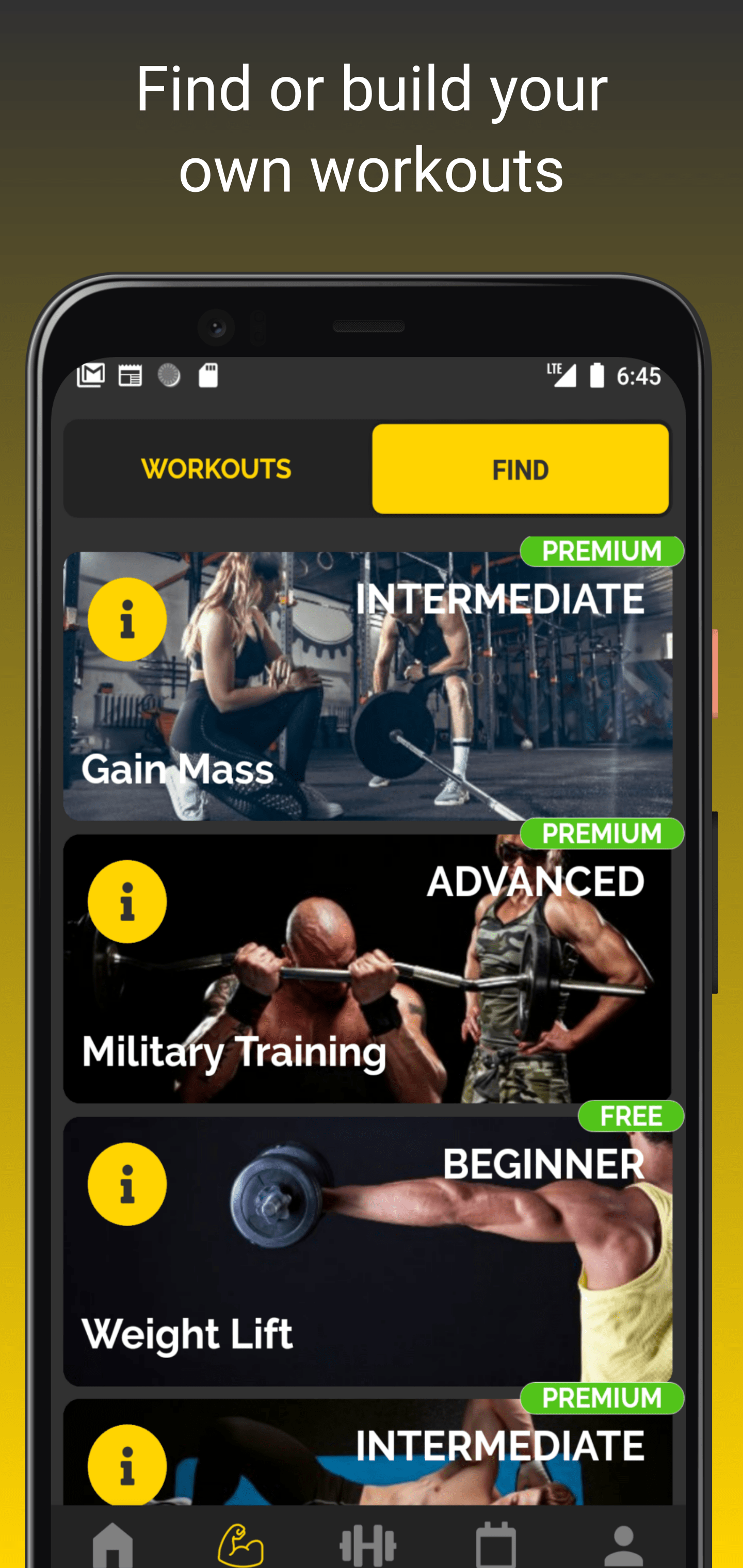 X-ercise - workout plans, gym tracker