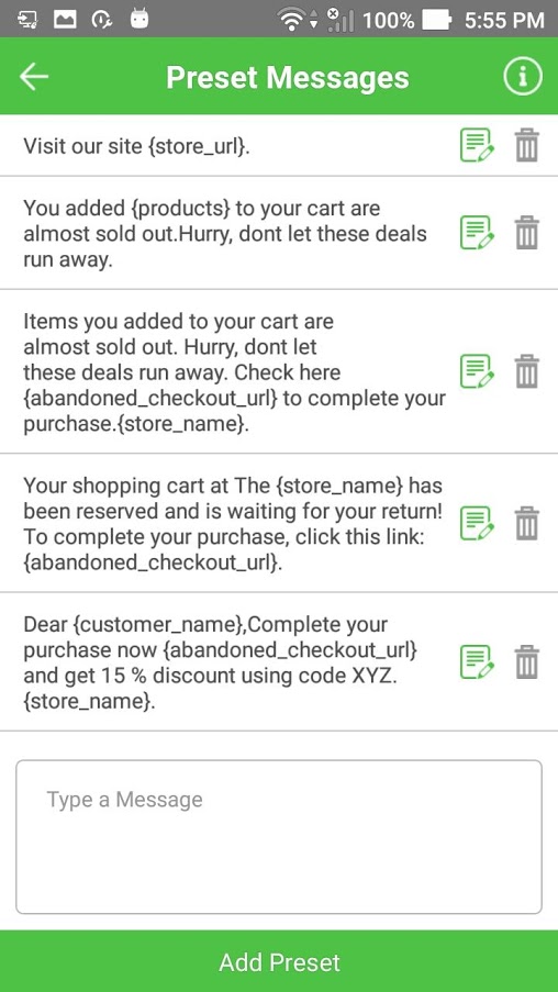Recovery Shopify abandoned cart