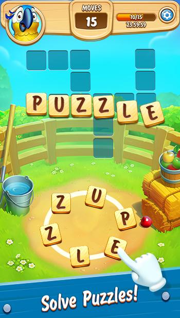 Word Farm Scapes: New Free Word & Puzzle Game