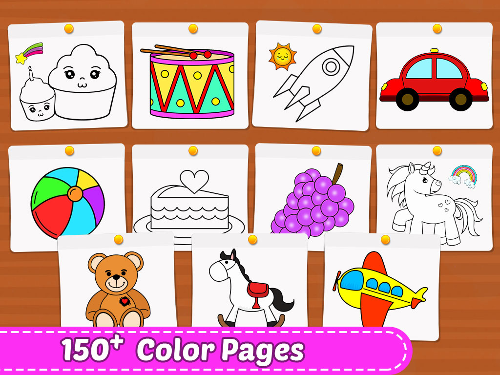 Glitter Coloring Book For Toddler