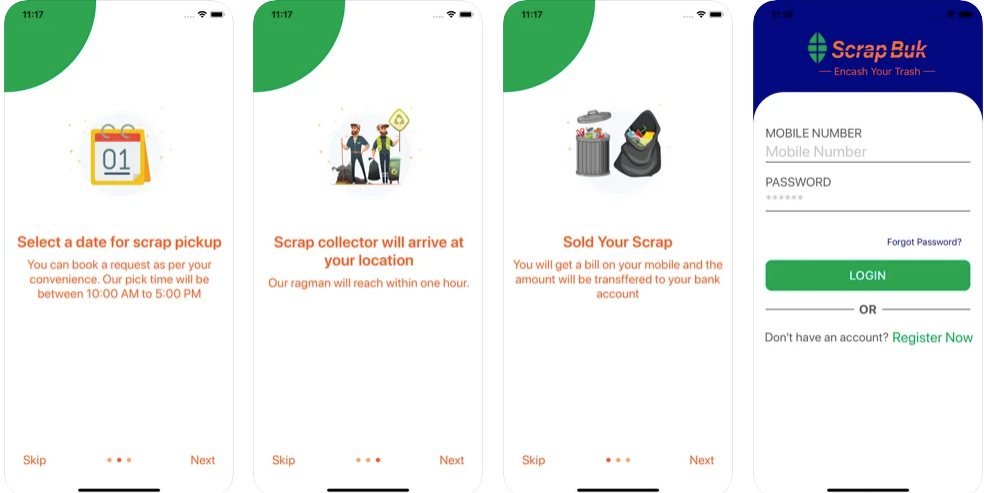 Scrapbuk - Scrap Selling App