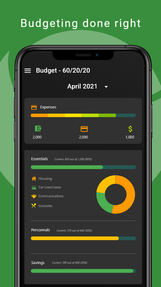 Miza Budget app