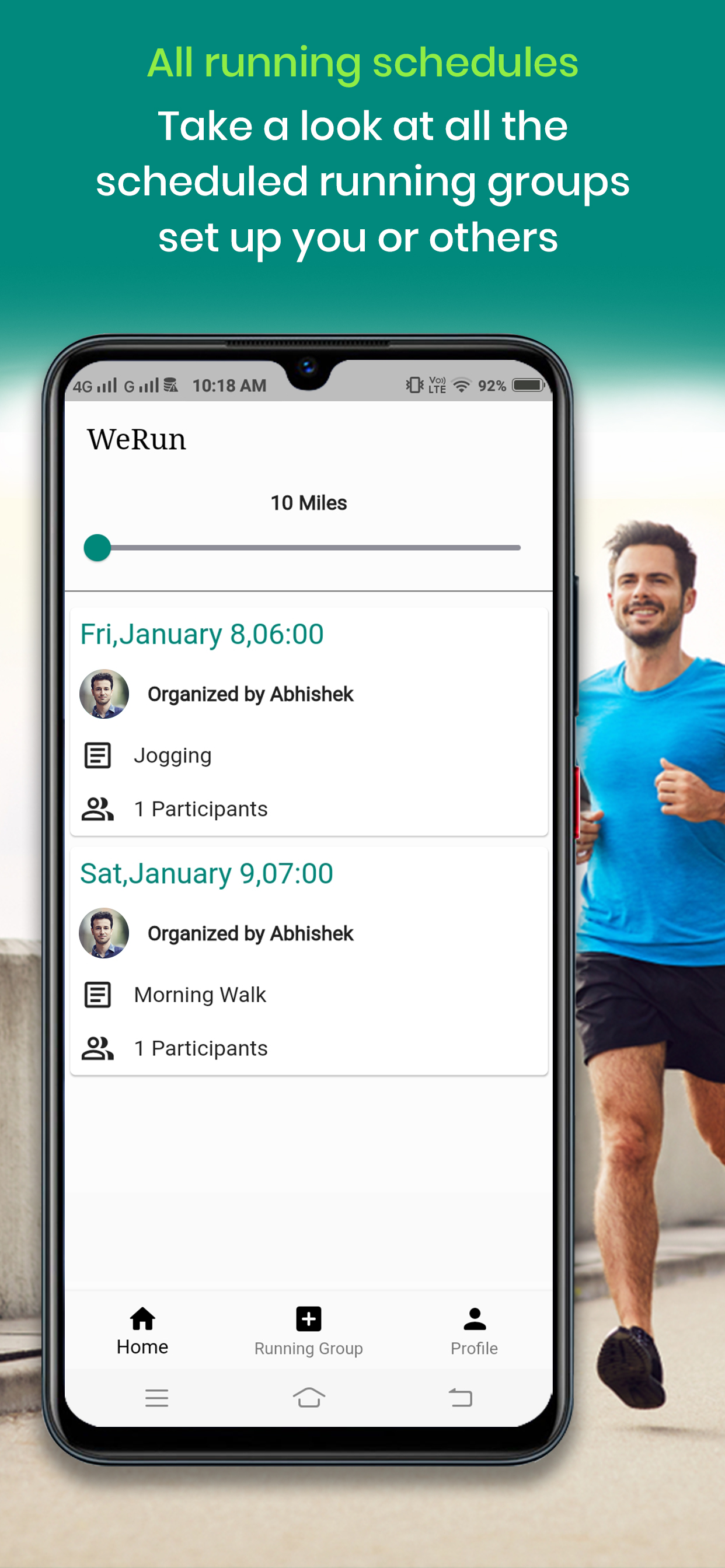 WeRun - Join Running Group & Run Daily