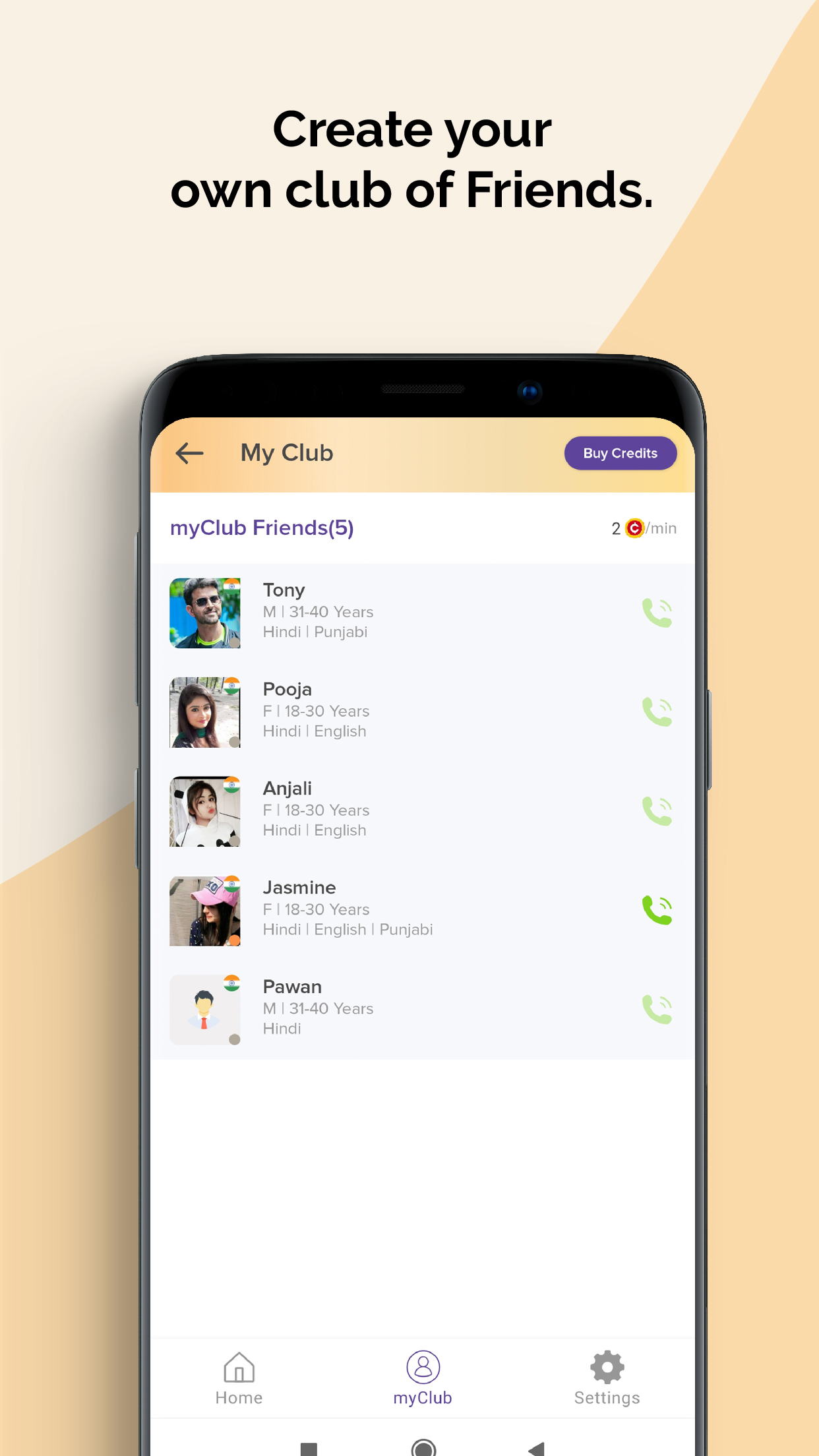 mychatClub- Voice Chat with Random People!