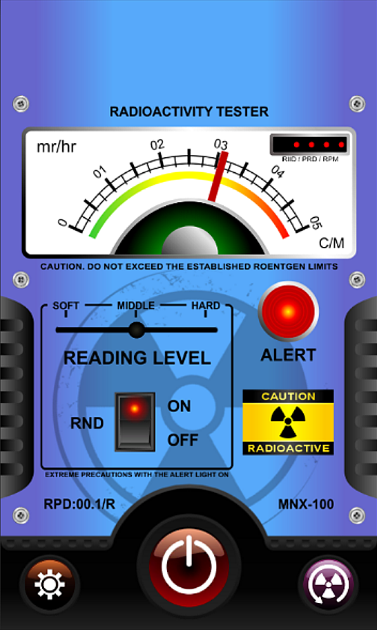 Radioactivity Prank Detector. The terror scanner