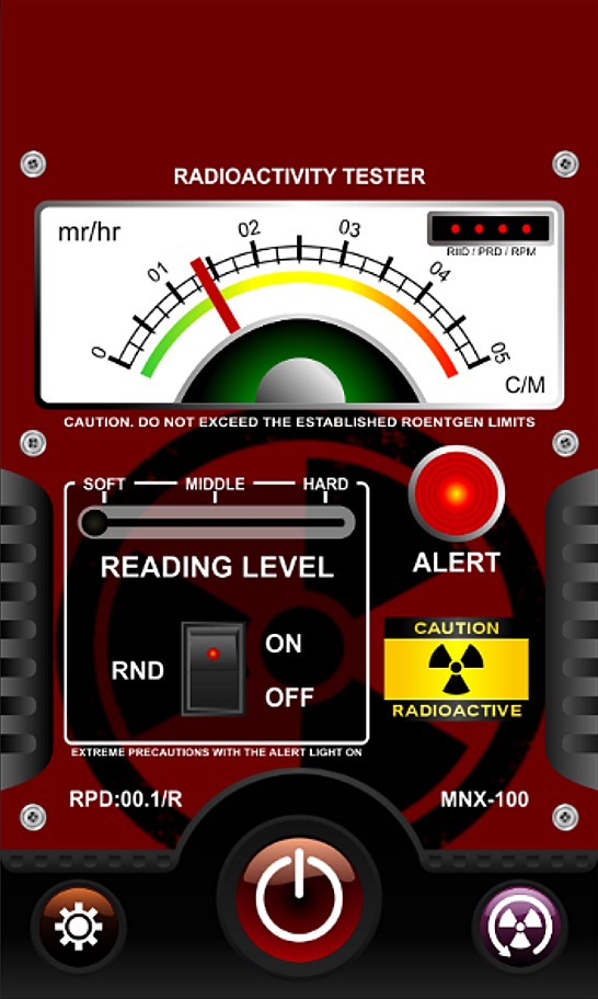 Radioactivity Prank Detector. The terror scanner