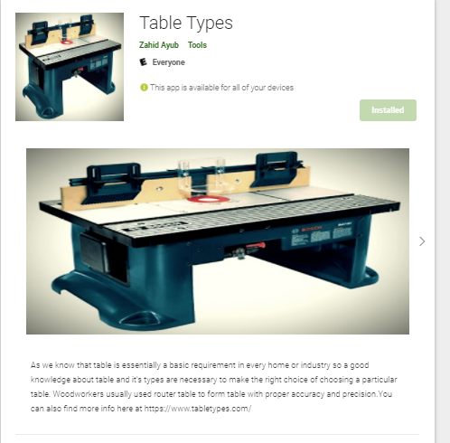 Table Types