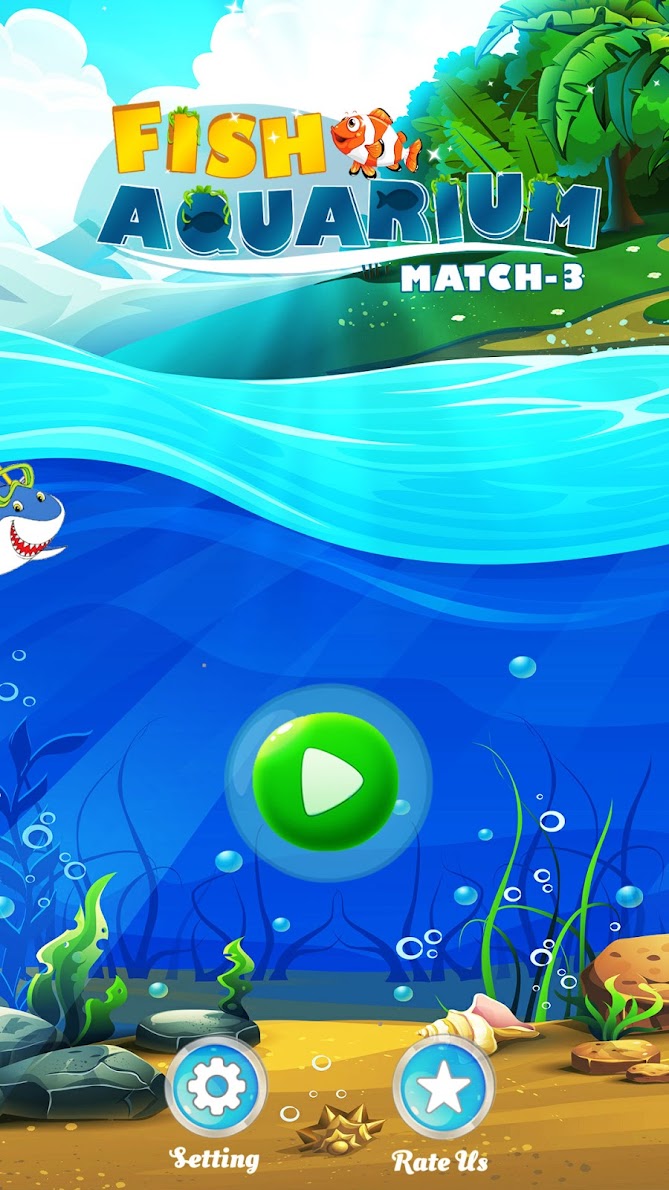 Fish Aquarium – Fish Games New Match 3 Games 2021