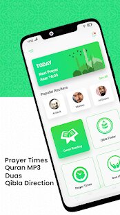 Read Quran Offline - Prayer Times, Quran MP3