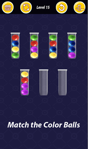 Water Color Ball Swap - 3D Bottle Sort Puzzle Game